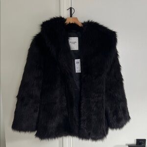 Abercrombie & Fitch Black Teddy Jacket